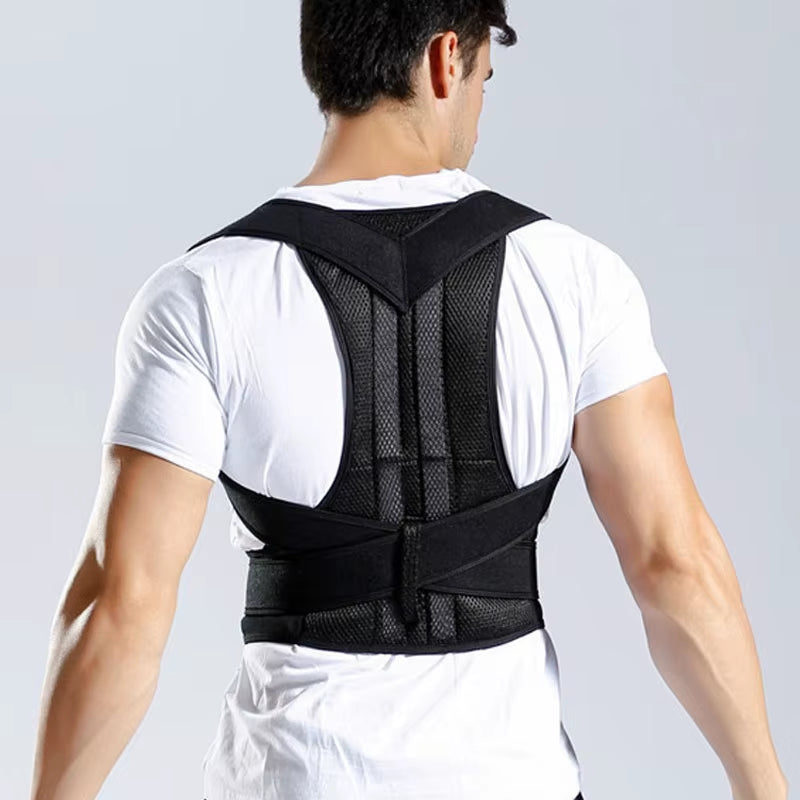 Back Support Posture Corrector Belt Adjustable Shoulder Clavicle Spine Support Belt Reshape Your Body Lumbar Brace Back Trainer