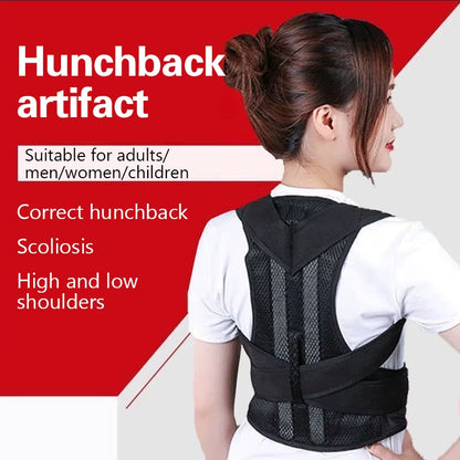 Back Support Posture Corrector Belt Adjustable Shoulder Clavicle Spine Support Belt Reshape Your Body Lumbar Brace Back Trainer